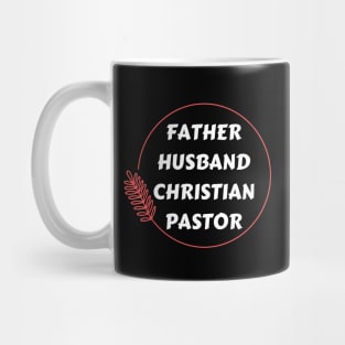 Father Husband Christian Pastor Mug